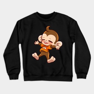 Monkey Ball Back In Action! Crewneck Sweatshirt